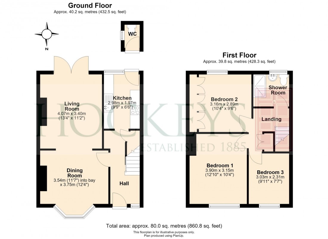 Floorplan for Holbrook Road, Cambridge, CB1