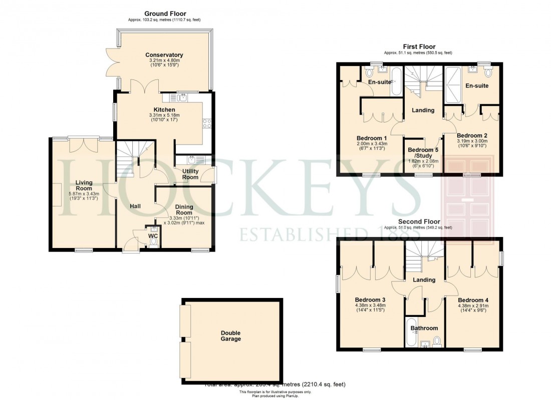 Floorplan for Meridian Close, Hardwick, CB23
