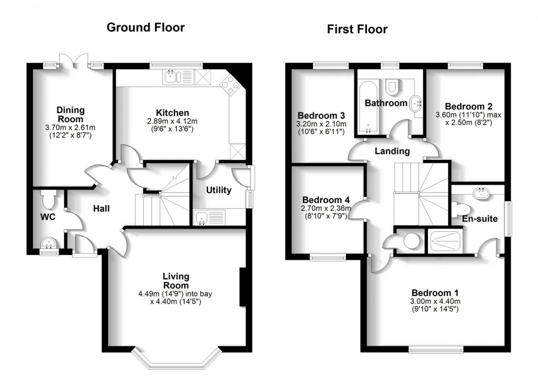 Floorplan for Pyrethrum Way, Willingham, CB24