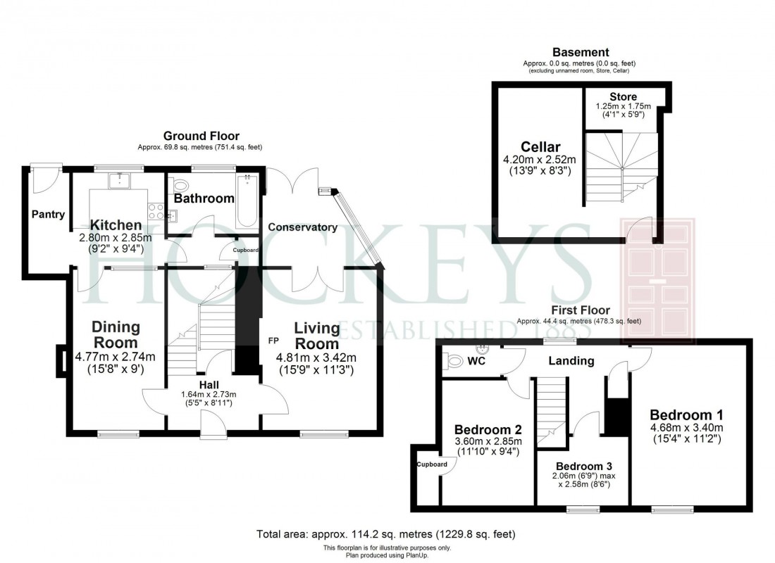 Floorplan for High Street, Great Abington, CB21