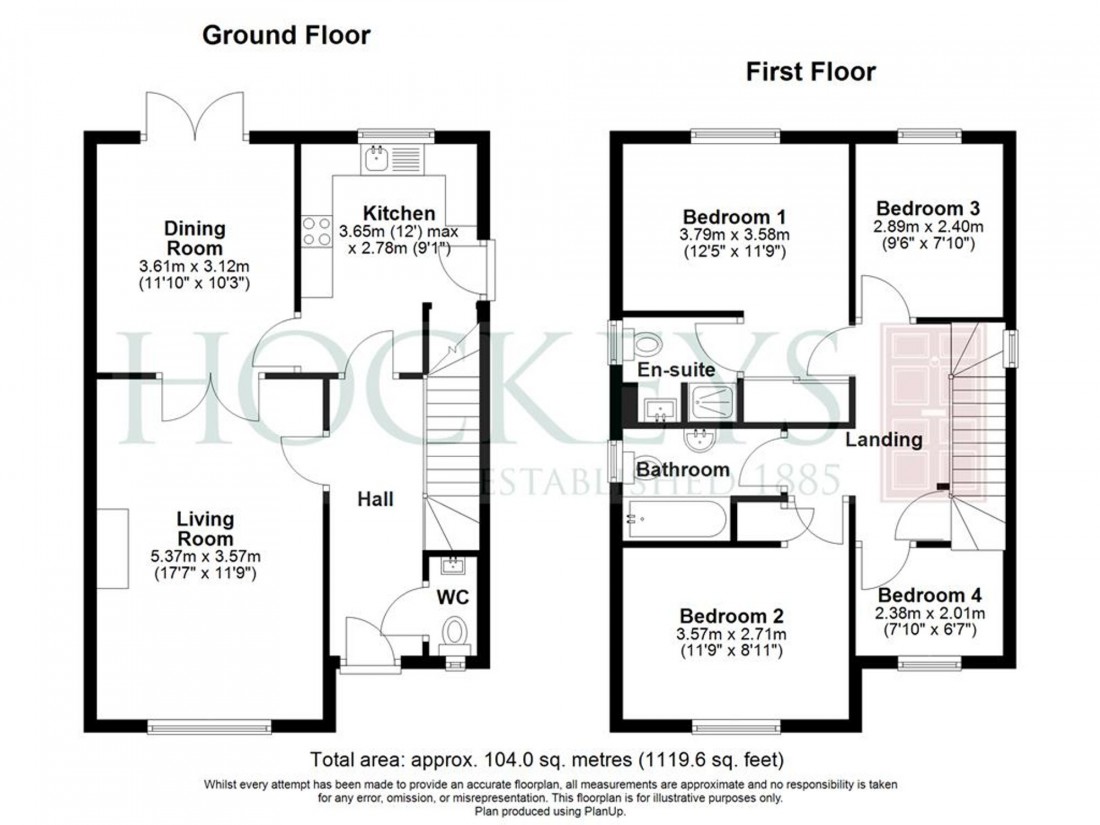 Floorplan for Margett Street, Cottenham, CB24