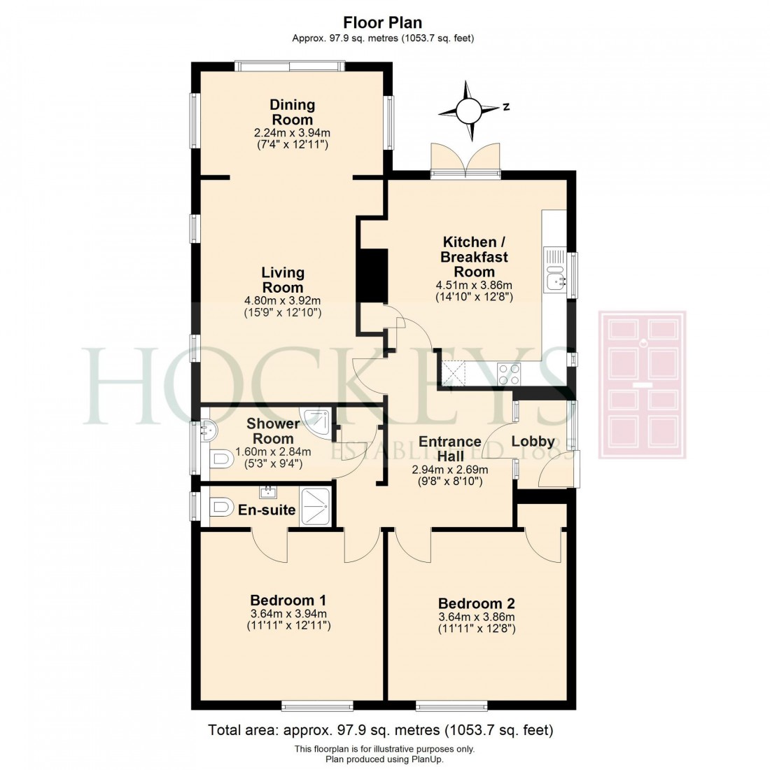 Floorplan for St. Albans Road, Cambridge, CB4