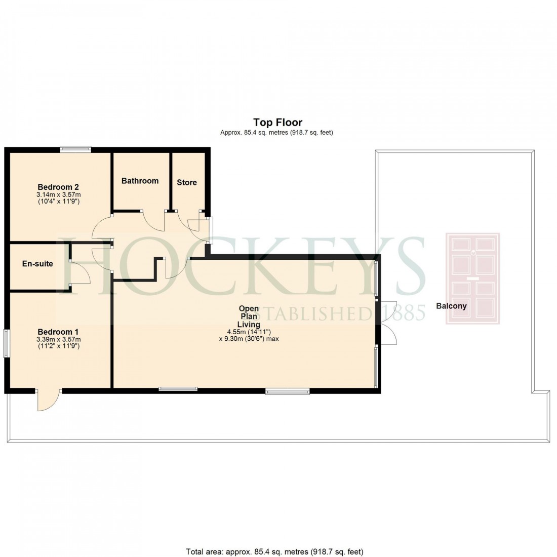 Floorplan for Patagonia Way, Cambridge, CB3