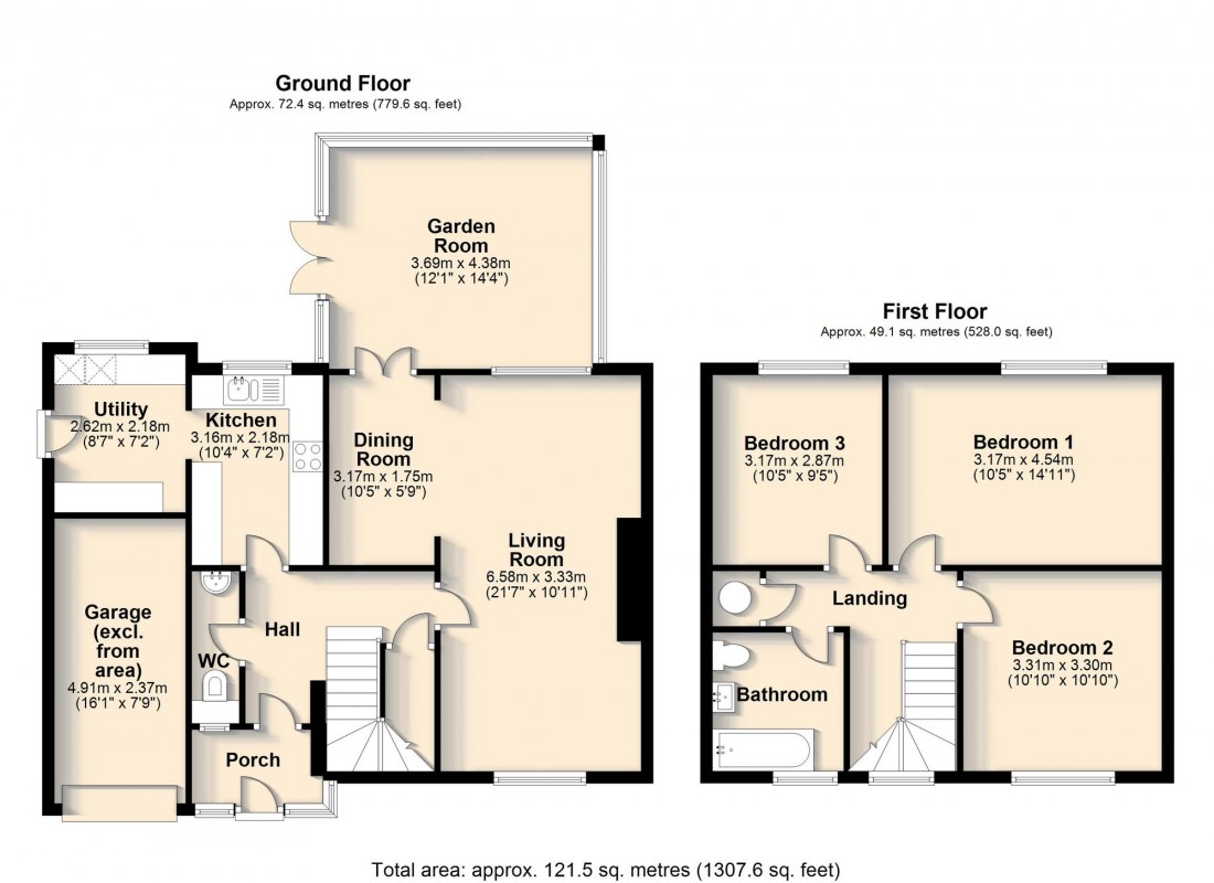 Floorplan for Beaumont Road, Cambridge, CB1