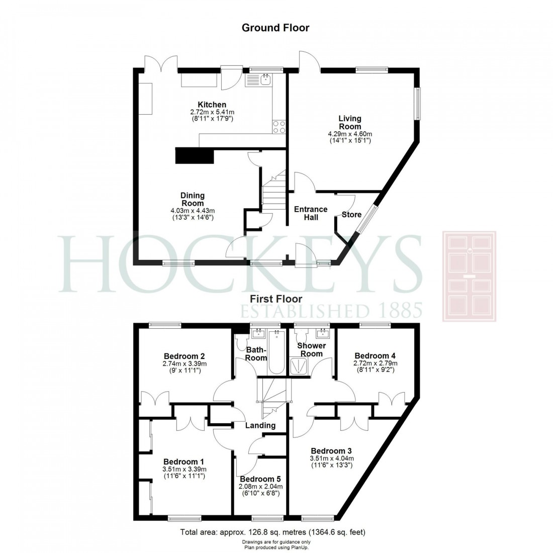 Floorplan for Marks Way, Girton, CB3