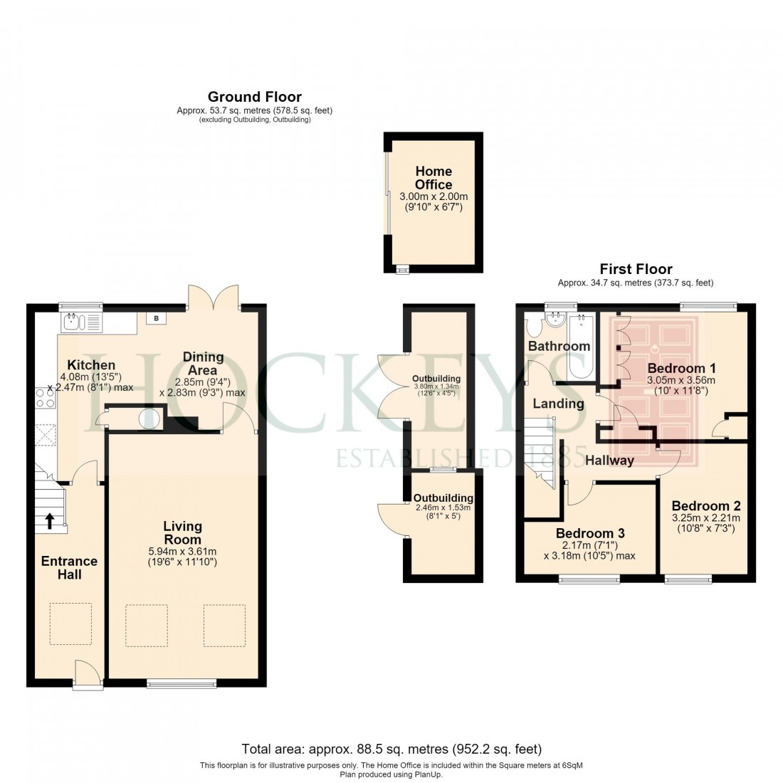 Floorplan for Campkin Road, Cambridge, CB4