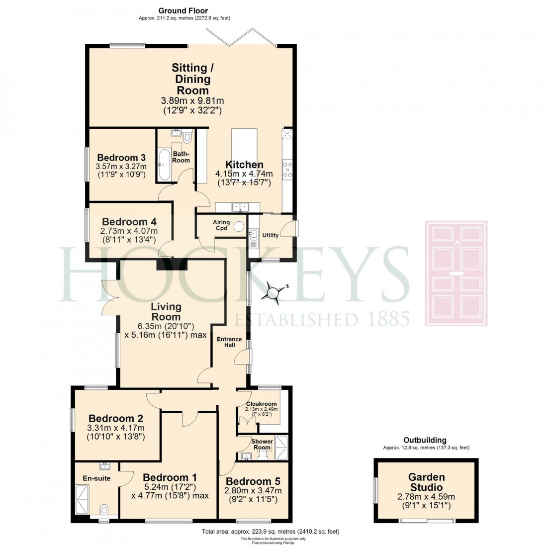 Floorplan for Coles Lane, Linton, CB21