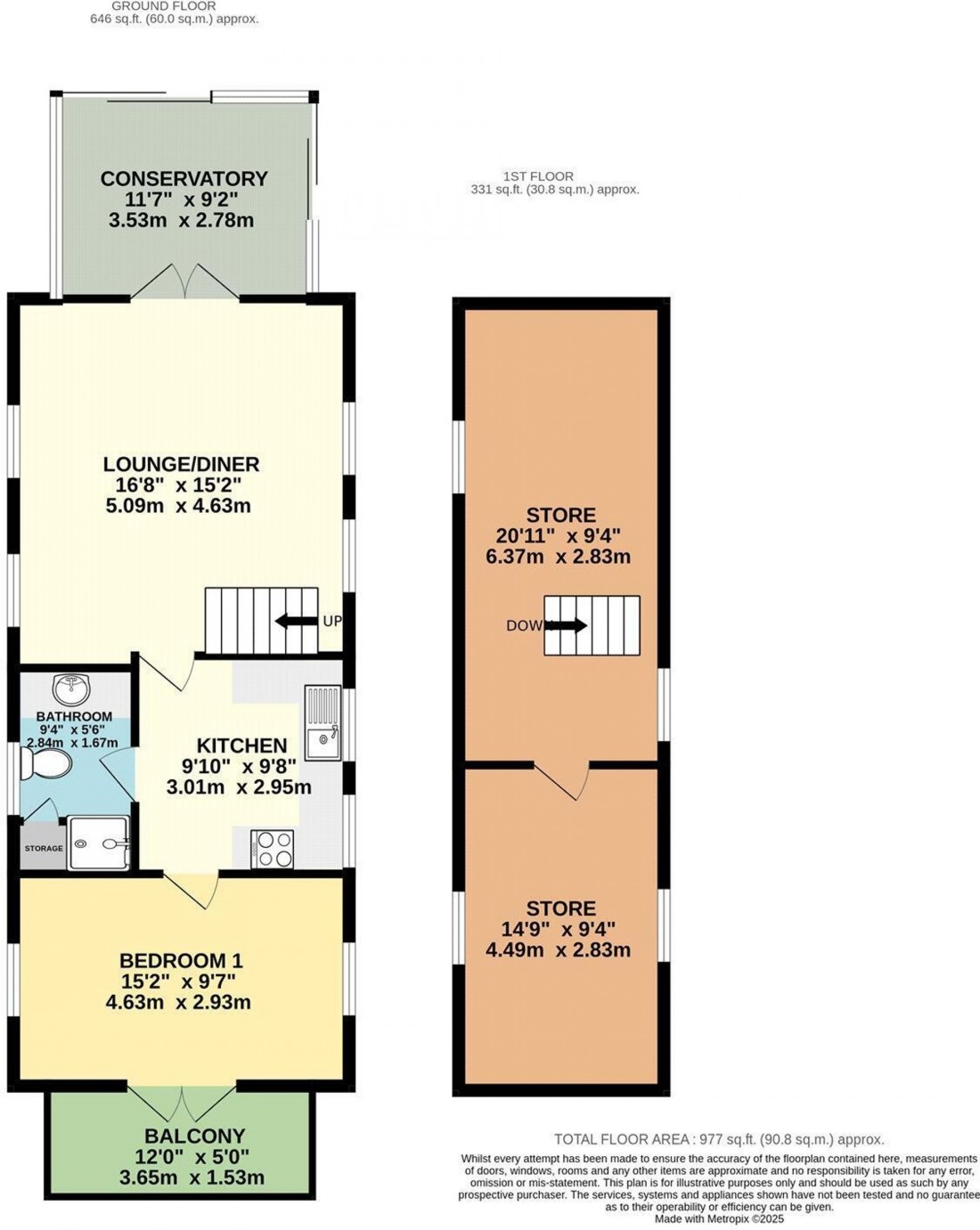 Floorplan for Fen Bank, Isleham, CB7