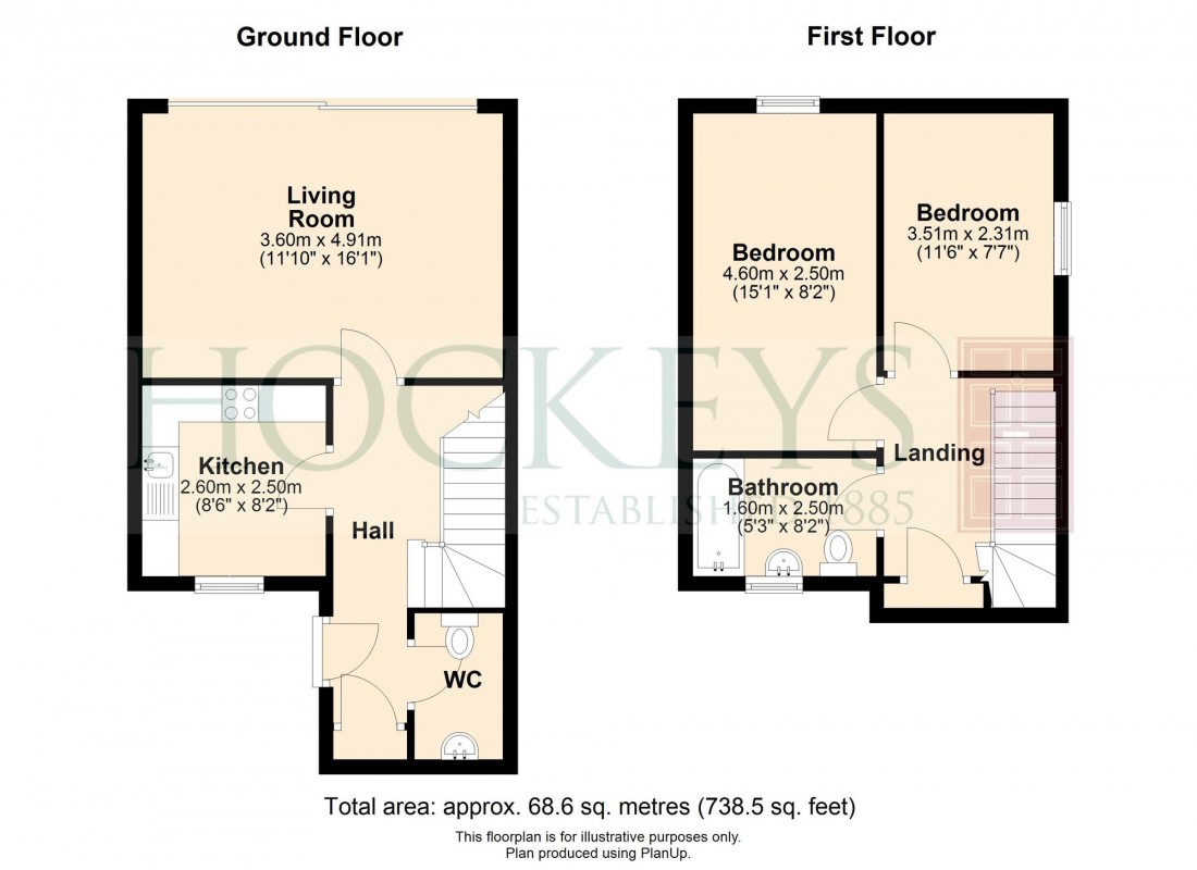 Floorplan for Aureole Walk, Newmarket, CB8