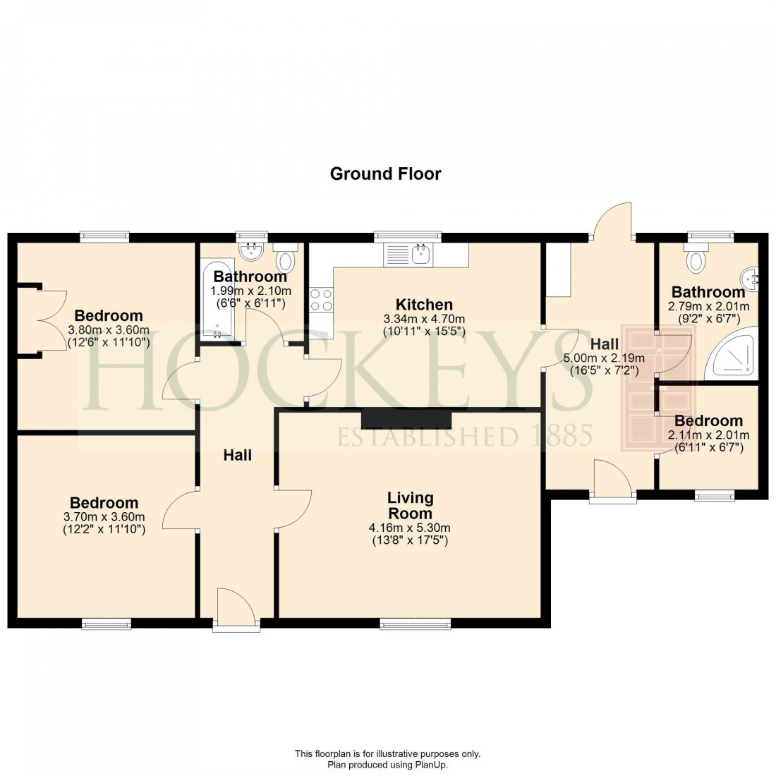 Floorplan for Wyndham Way, Newmarket, CB8