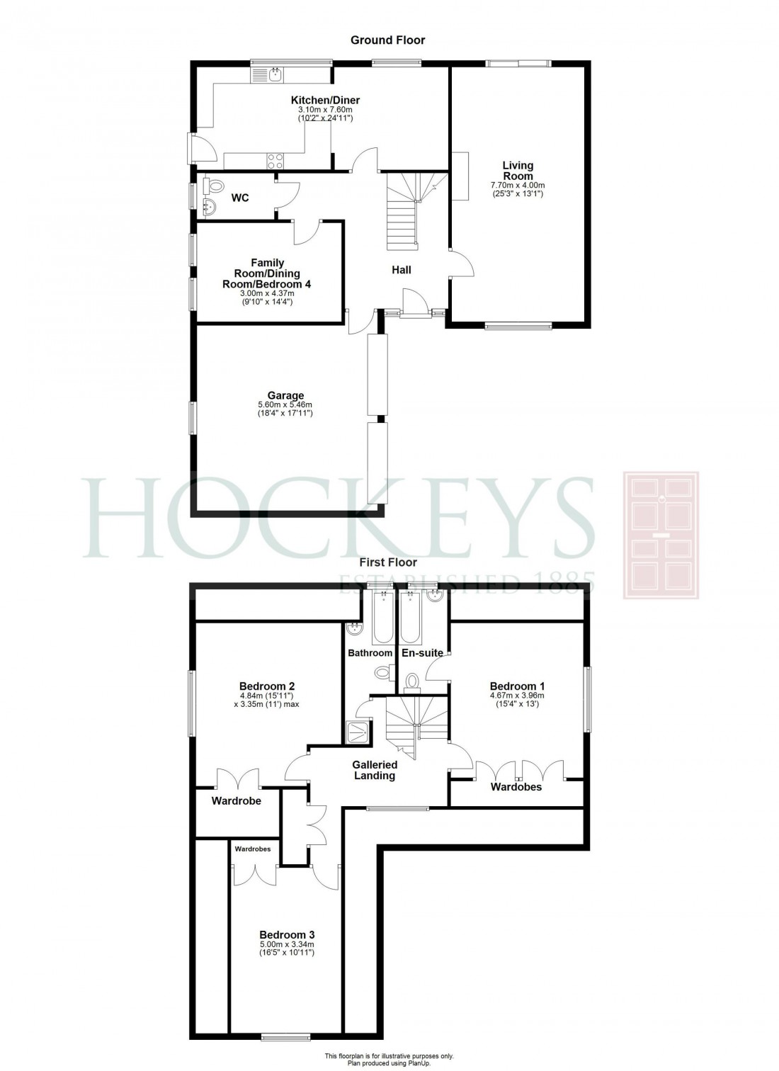 Floorplan for Brookfield Drive, Longstanton, CB24