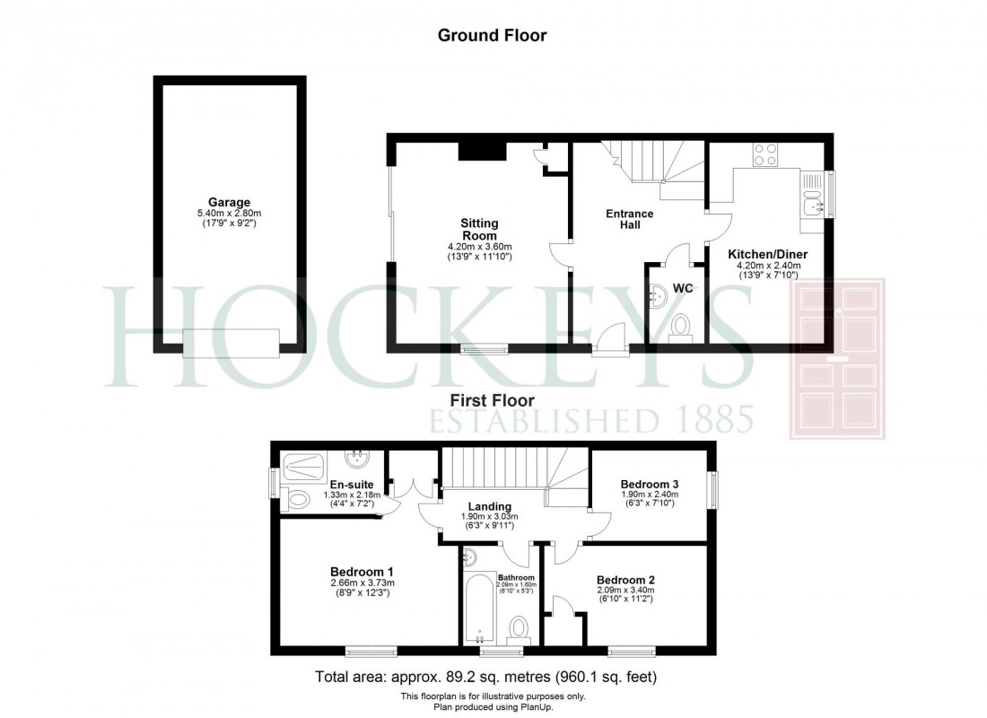 Floorplan for Acorn Way, Red Lodge, IP28