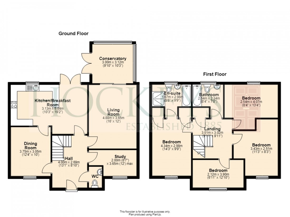 Floorplan for Tribune Close, Chatteris, PE16