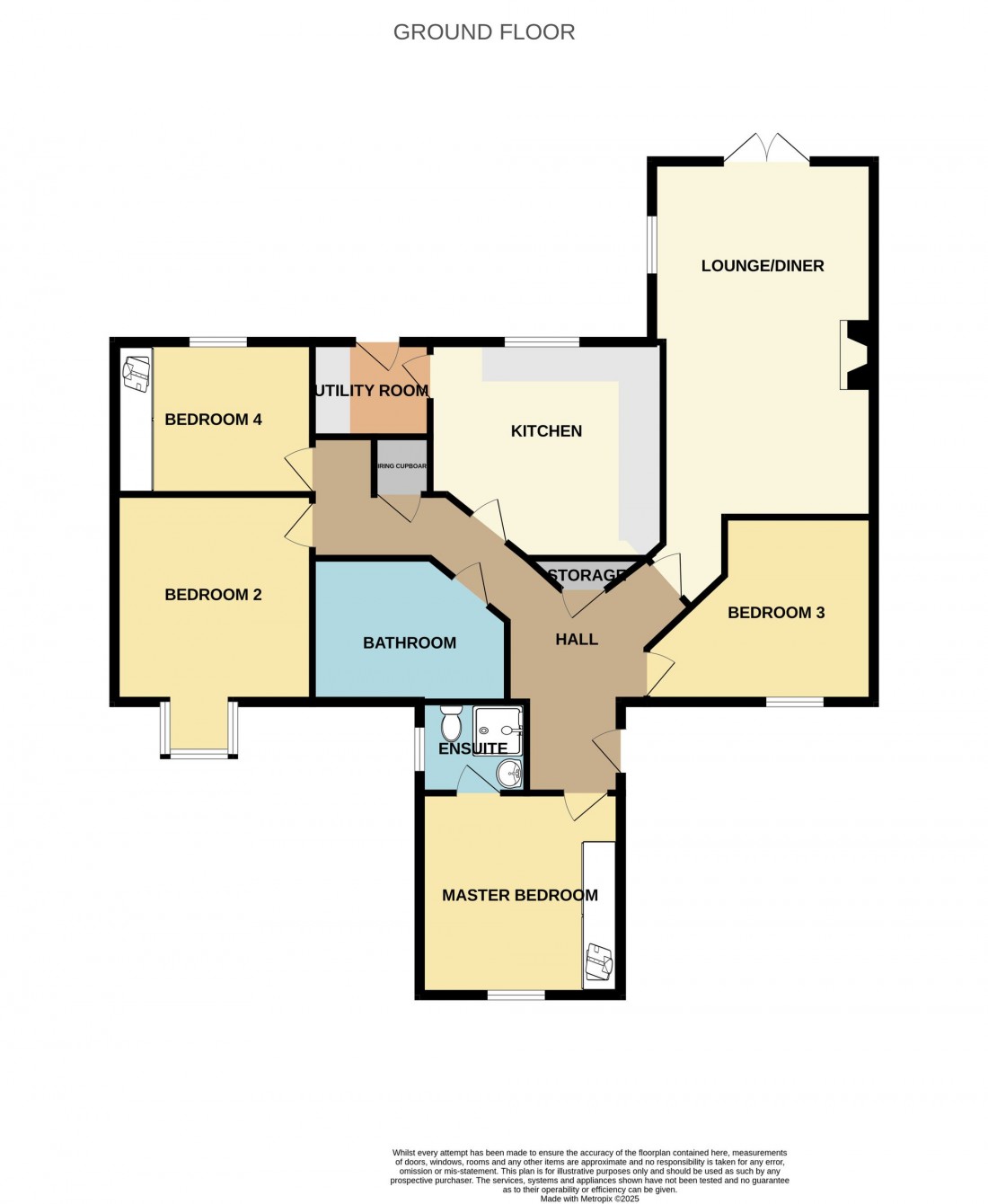 Floorplan for Richard Busby Way, Lutton, PE12