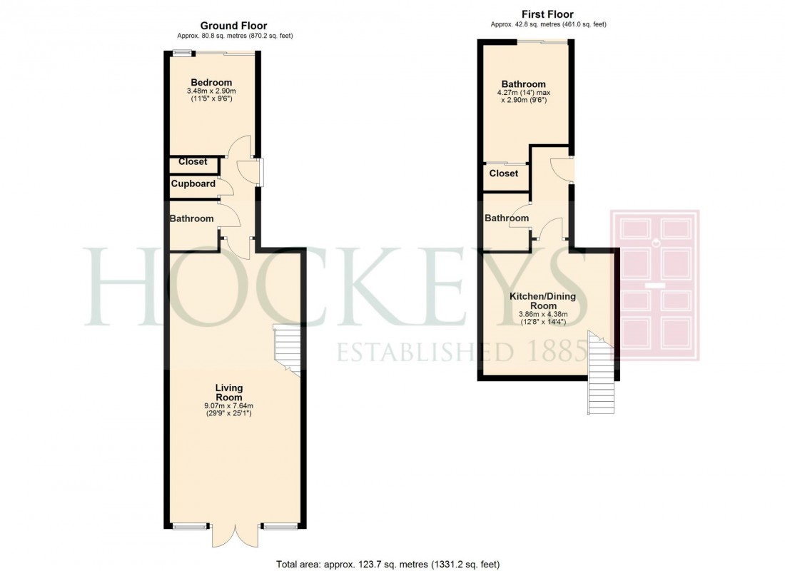 Floorplan for Riverside, Cambridge, CB5