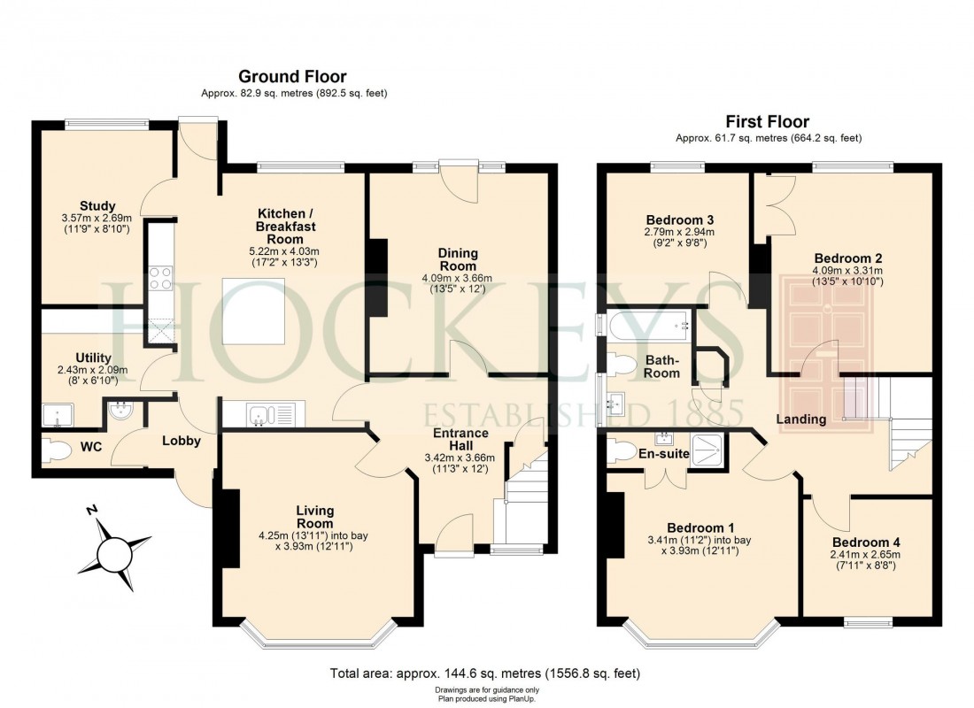 Floorplan for Hurst Park Avenue, Cambridge, CB4