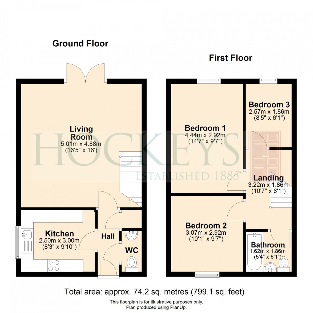 Floorplan for Aureole Walk, Newmarket, CB8