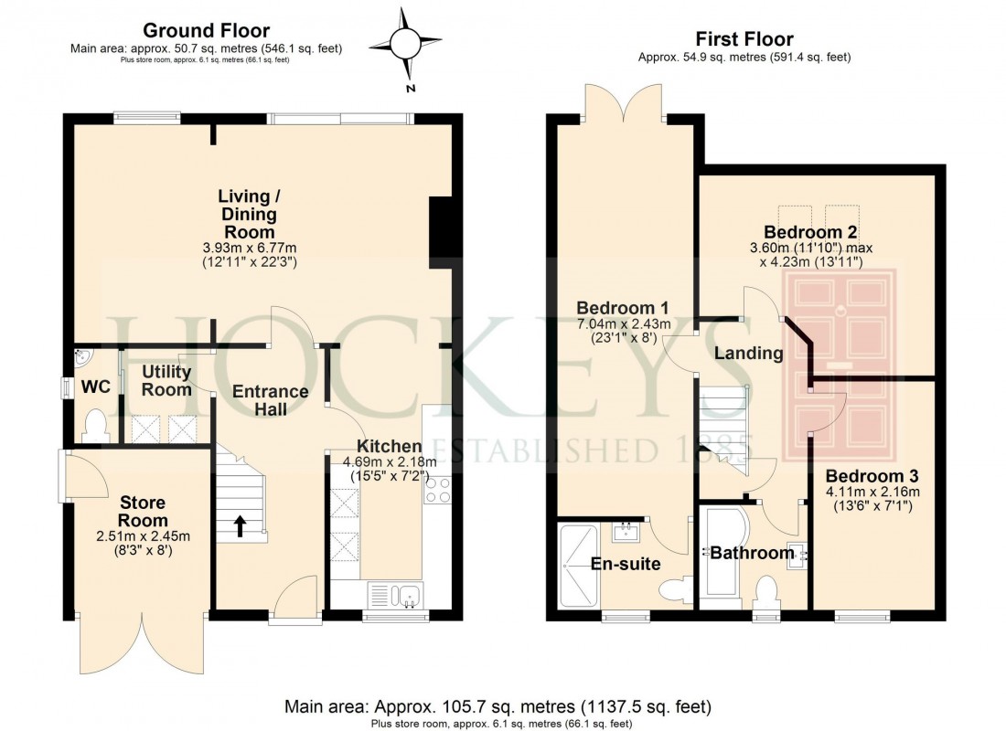 Floorplan for Thorpe Way, Cambridge, CB5