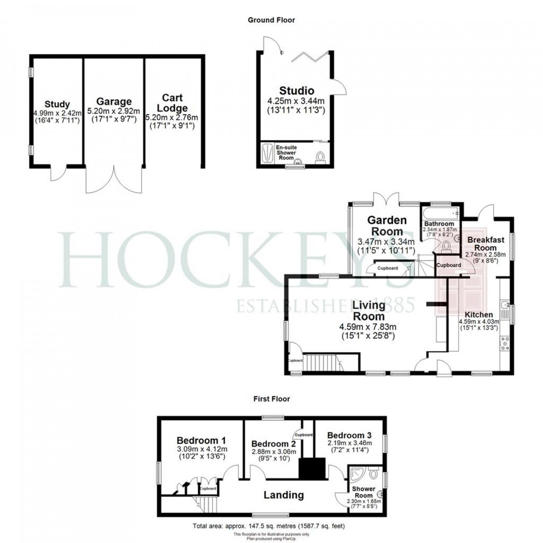 Floorplan for Walden Road, Hadstock, CB21