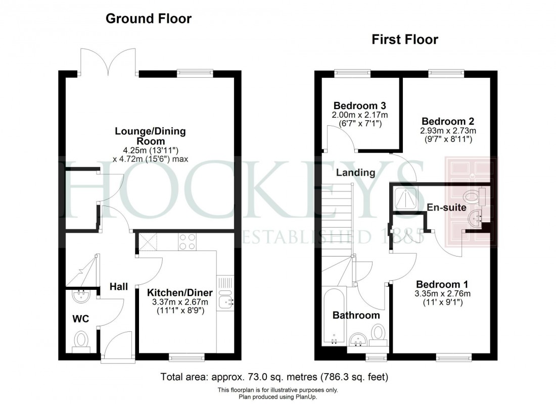 Floorplan for Meridian Close, Hardwick, CB23