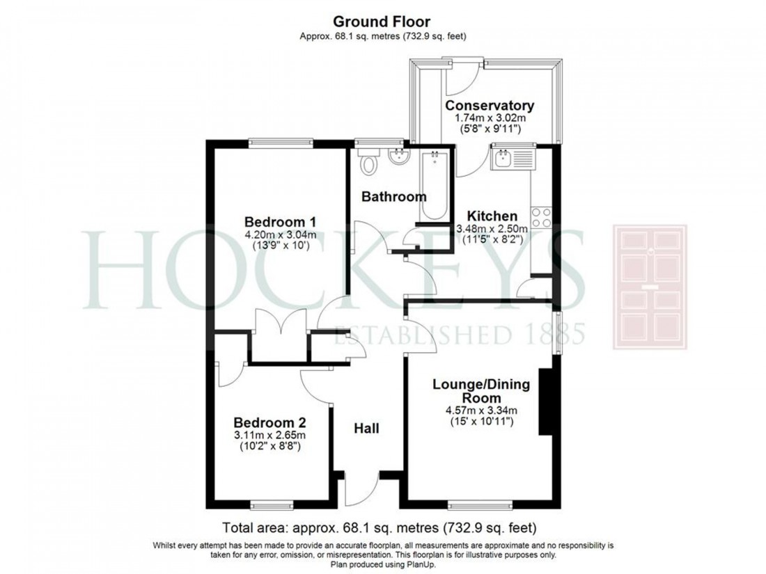 Floorplan for Linden Way, Haddenham, CB6