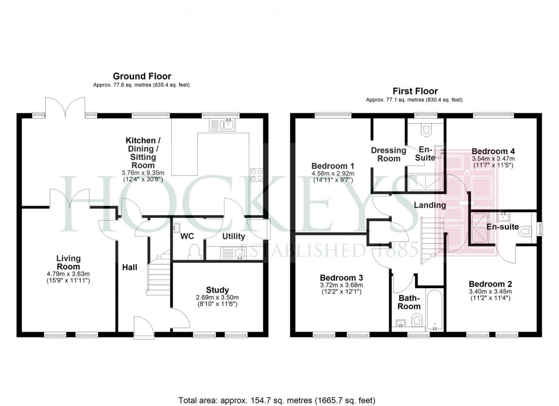 Floorplan for Mitchcroft Road, Longstanton, CB24