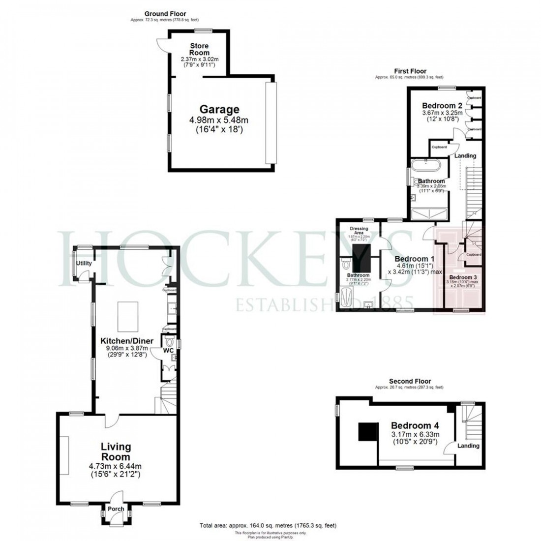 Floorplan for Burton End, West Wickham, CB21