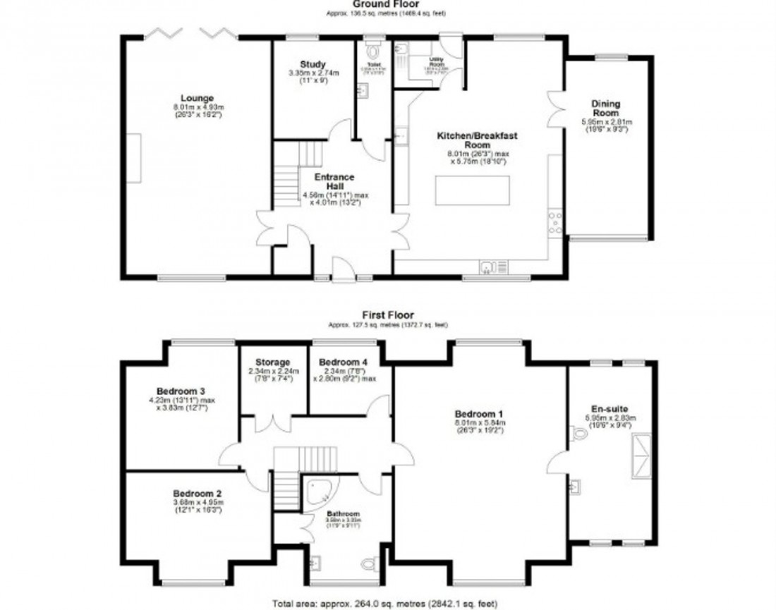 Floorplan for Quarry Lane, Swaffham Bulbeck, CB25