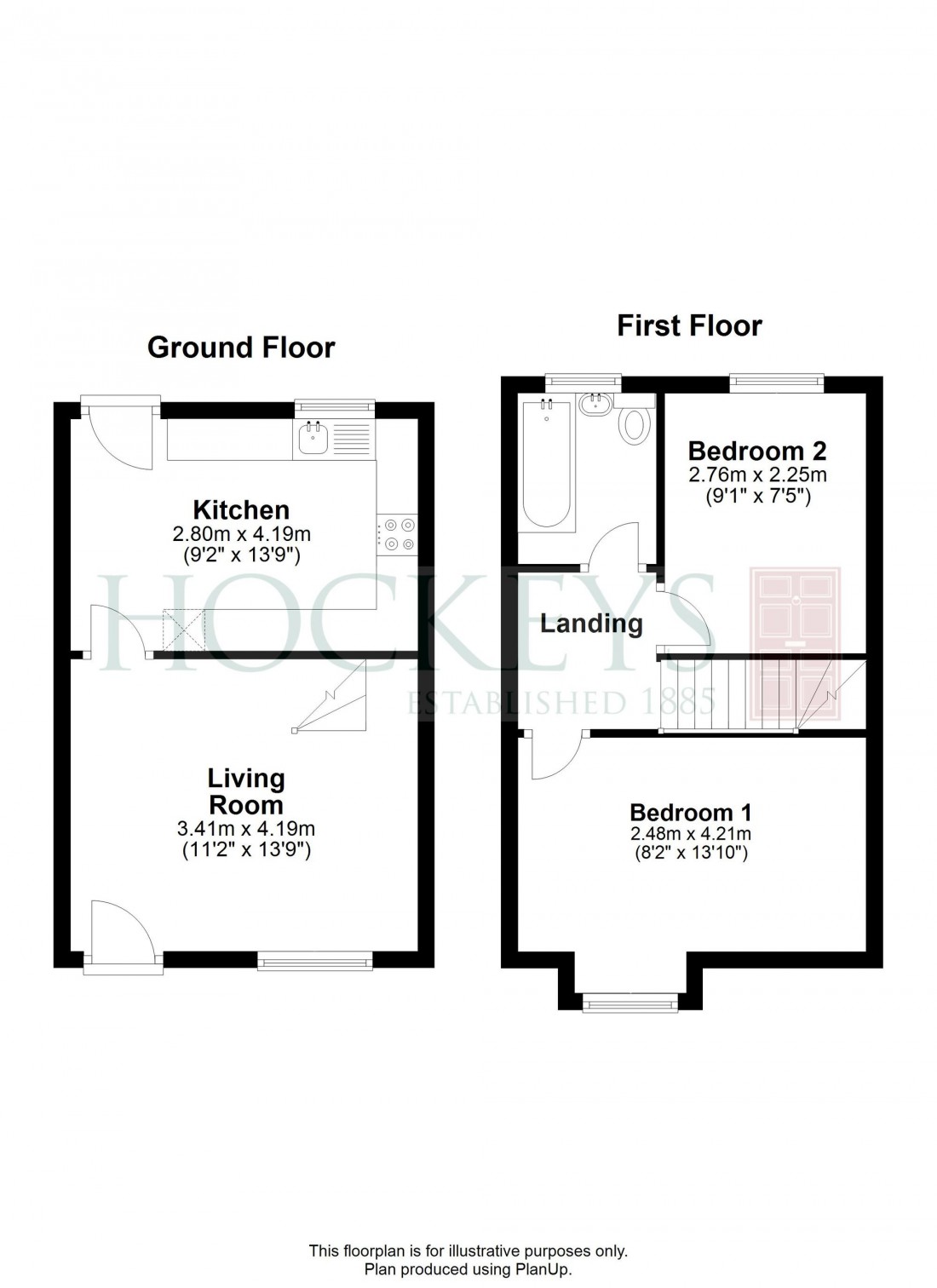 Floorplan for Hillcrest, Bar Hill, CB23