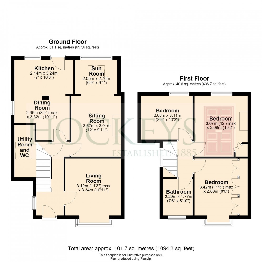 Floorplan for Mowbray Road, Cambridge, CB1