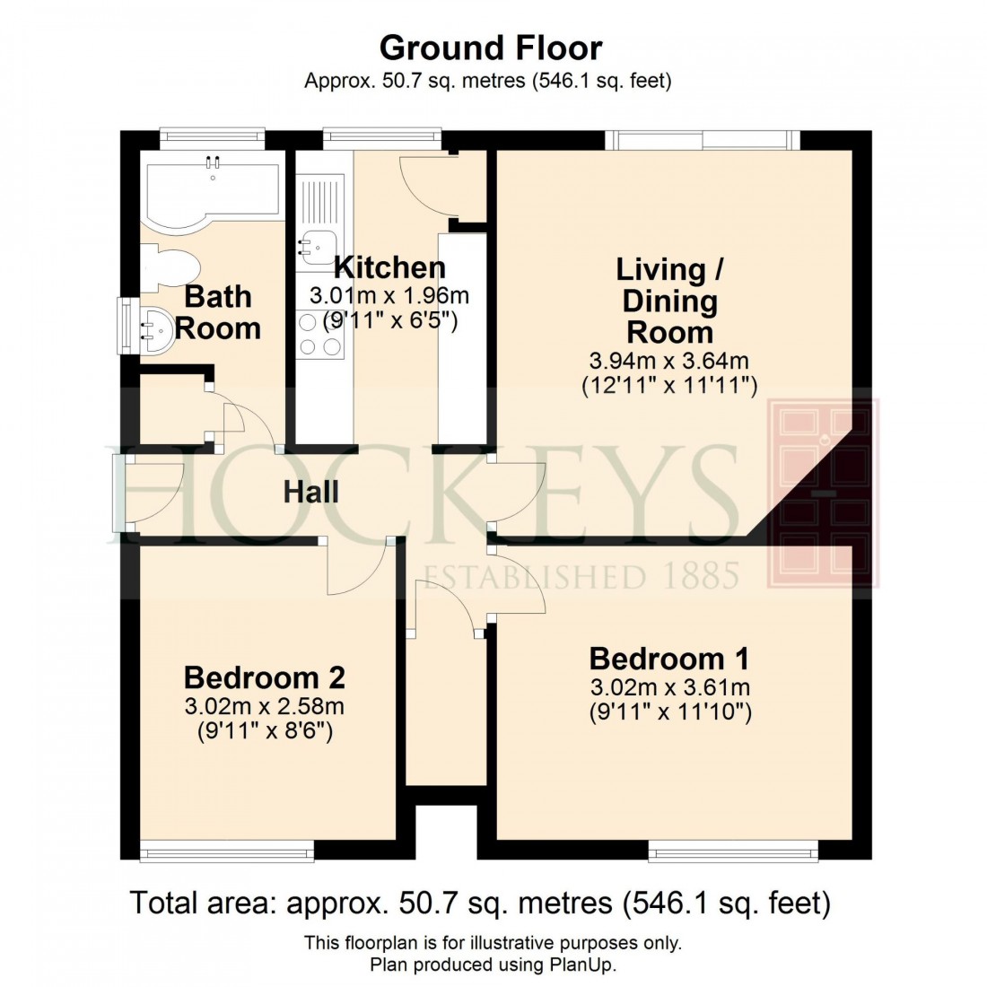 Floorplan for Howard Close, Cambridge, CB5
