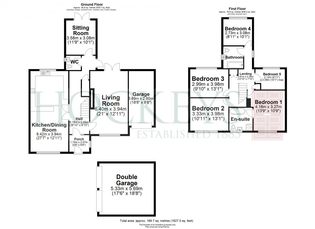 Floorplan for High Street, West Wickham, CB21