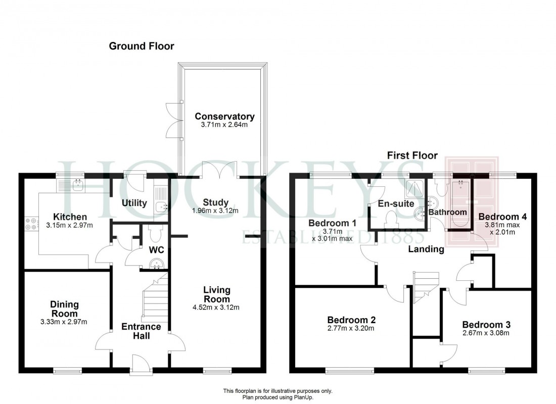Floorplan for Stevensons Road, Longstanton, CB24