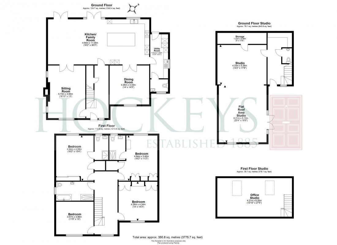 Floorplan for George Way, Chatteris, PE16