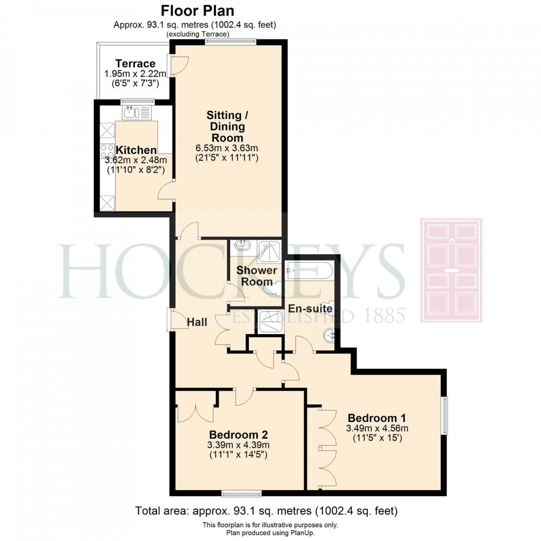 Floorplan for Mariners Way, Cambridge, CB4