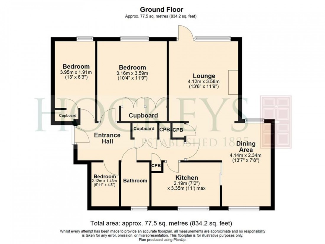 Floorplan for Thornton Court, Girton, CB3