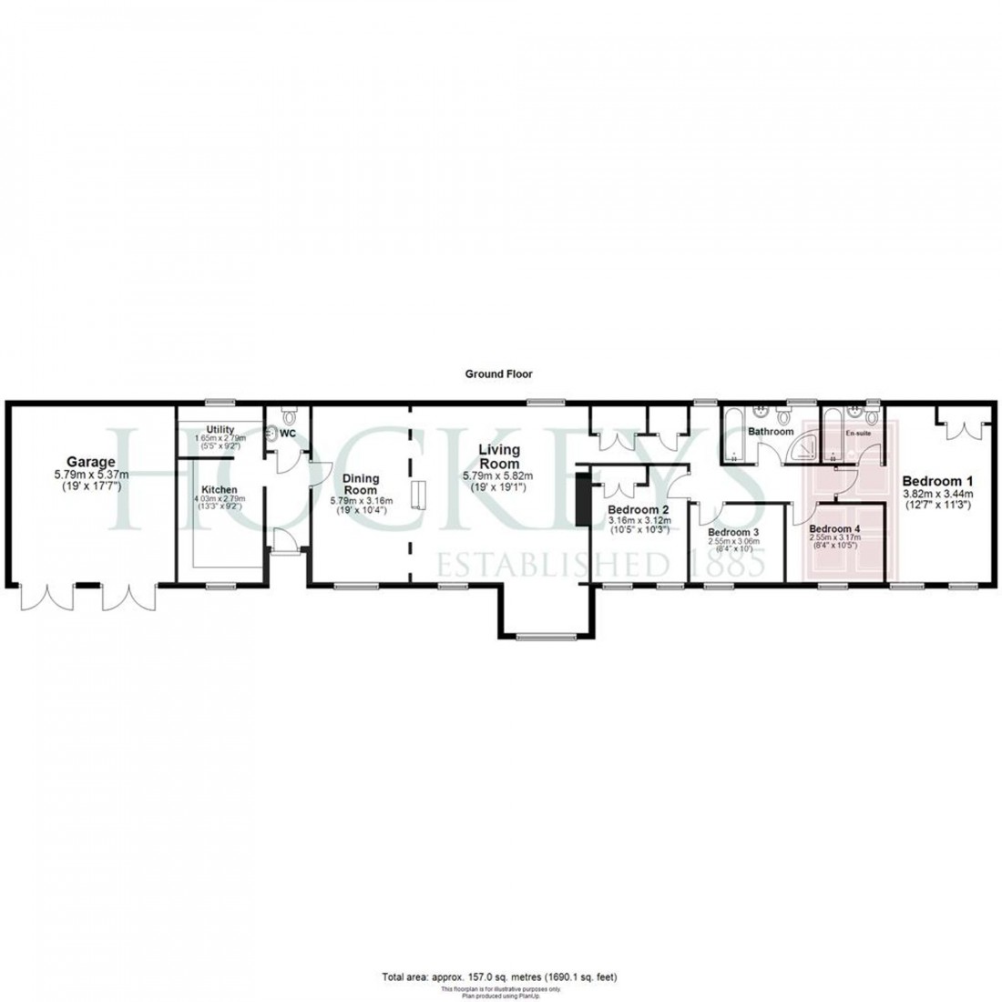 Floorplan for The Grip, Linton, CB21
