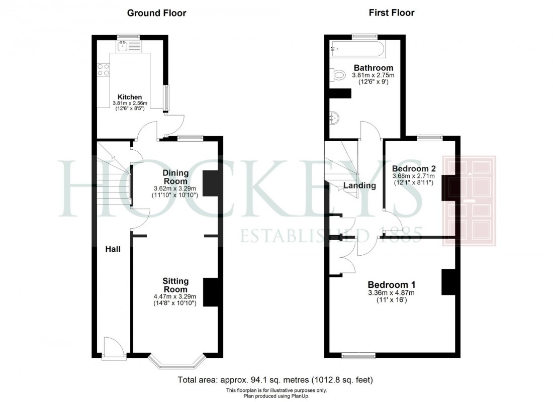 Floorplan for Park Lane, Newmarket, CB8
