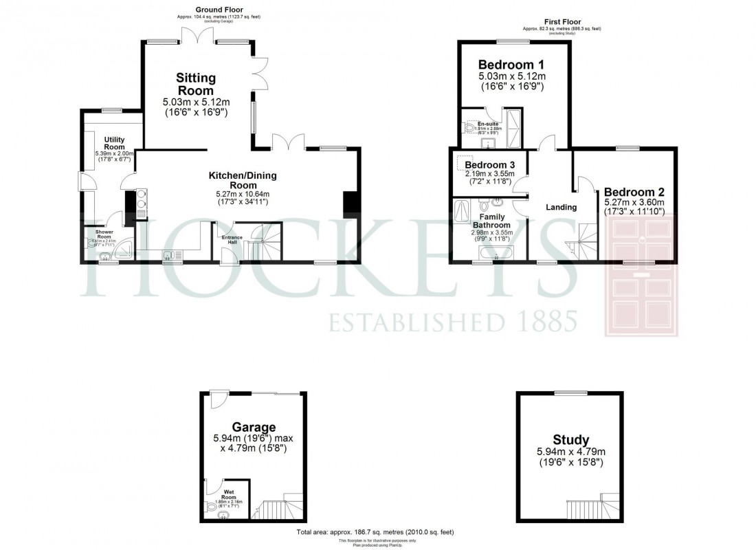 Floorplan for Streetly End, West Wickham, CB21