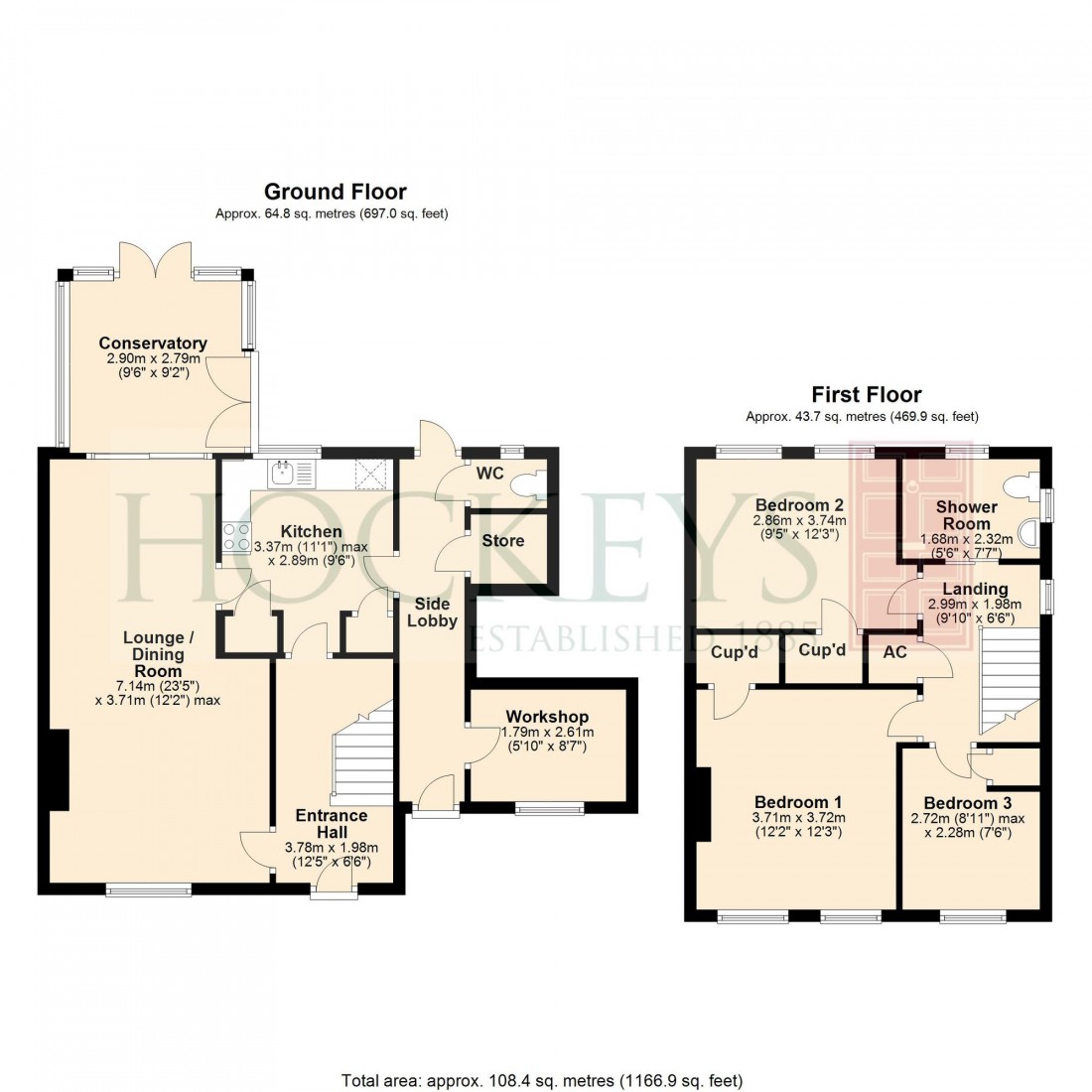 Floorplan for Maitland Avenue, Cambridge, CB4