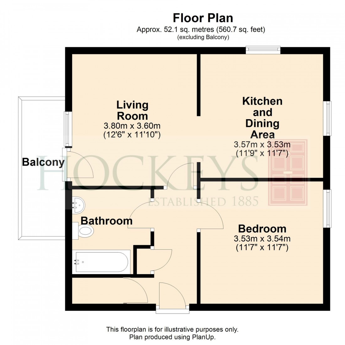 Floorplan for Barnwell Road, Stepneys, CB5