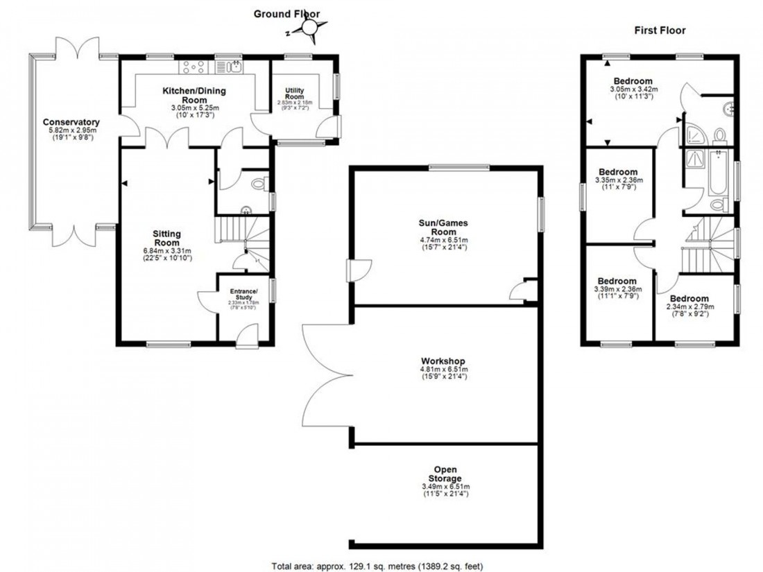 Floorplan for Hundred Foot Bank, Littleport, CB6