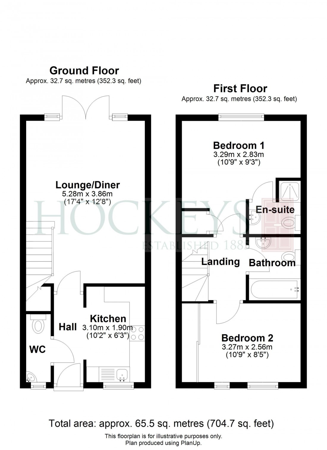 Floorplan for Windmill Place, Papworth Everard, CB23