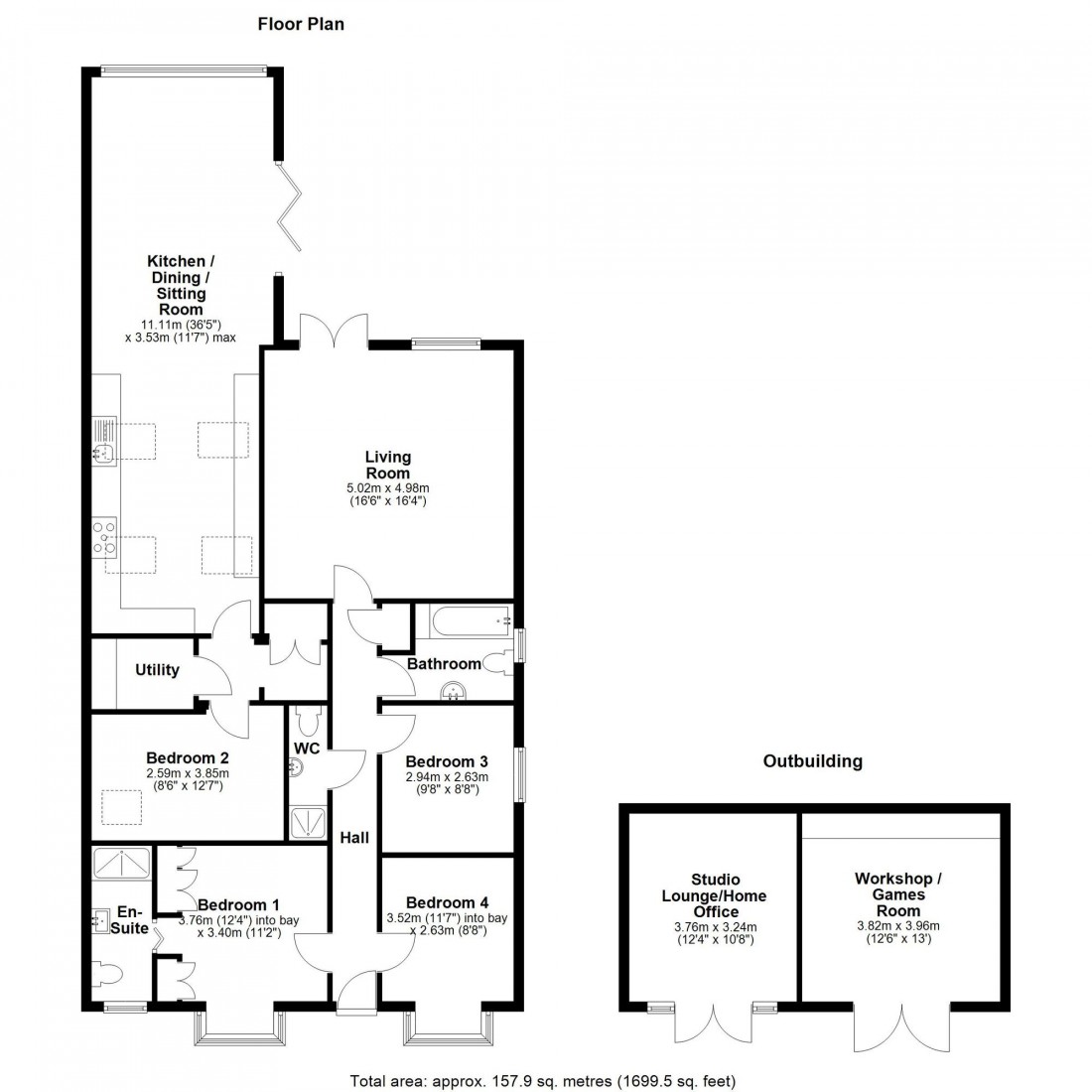 Floorplan for Fen Road, Milton, CB24