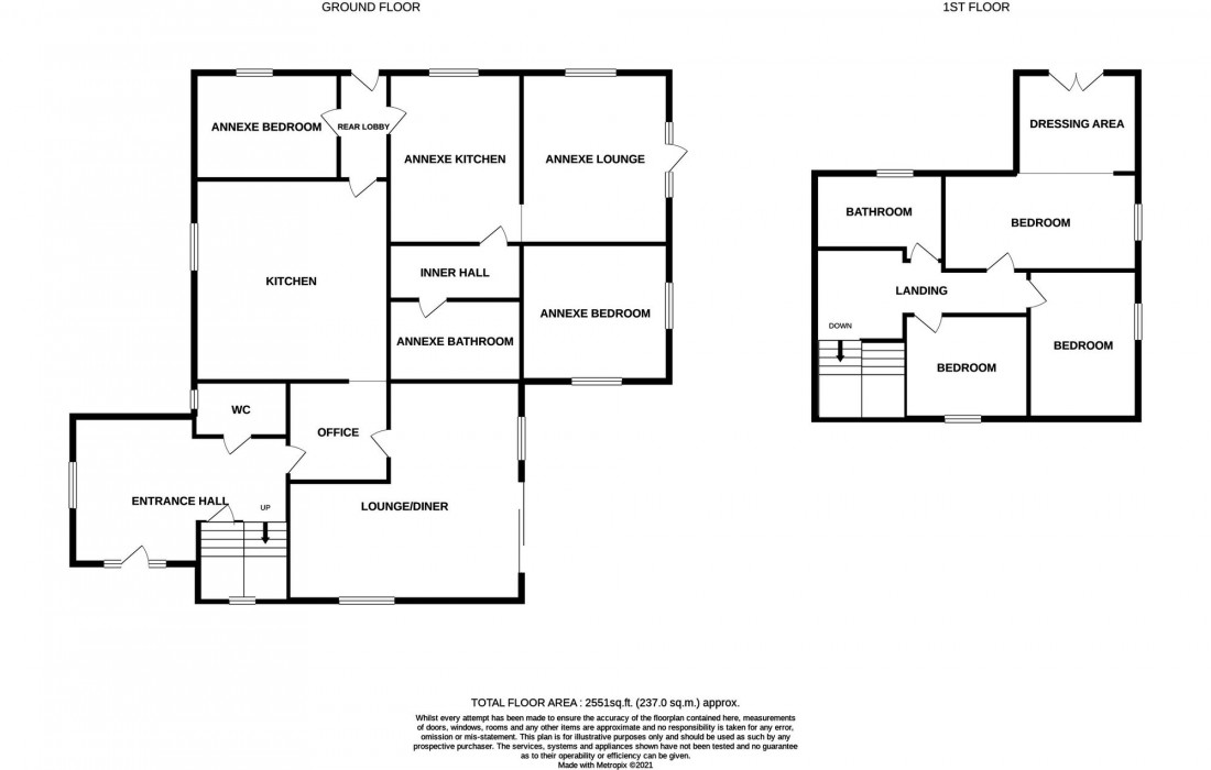 Floorplan for Salts Road, Walton Highway, PE14