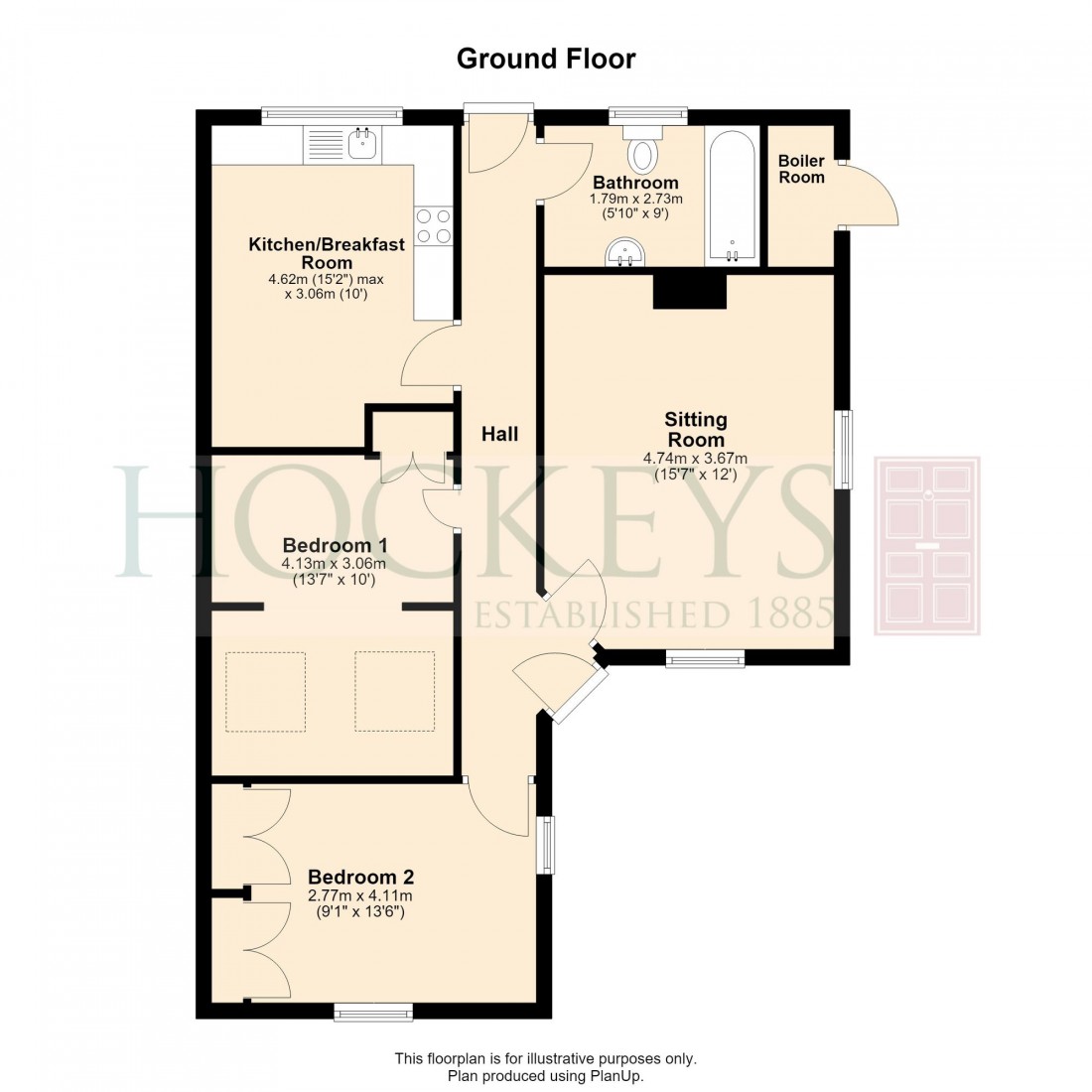 Floorplan for The Street, Snailwell, CB8