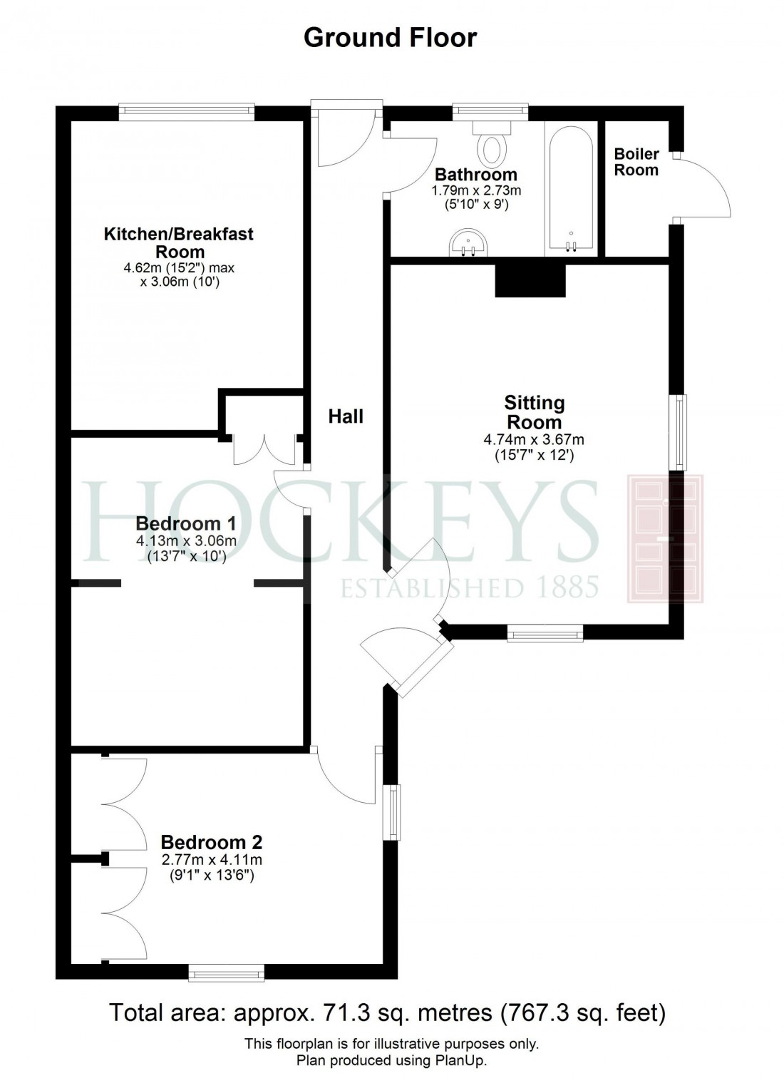 Floorplan for The Street, Snailwell, CB8