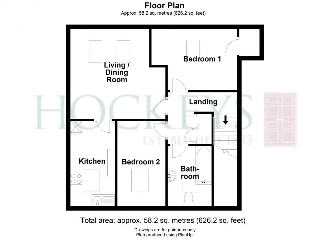 Floorplan for Cootes Lane, Fen Drayton, CB24