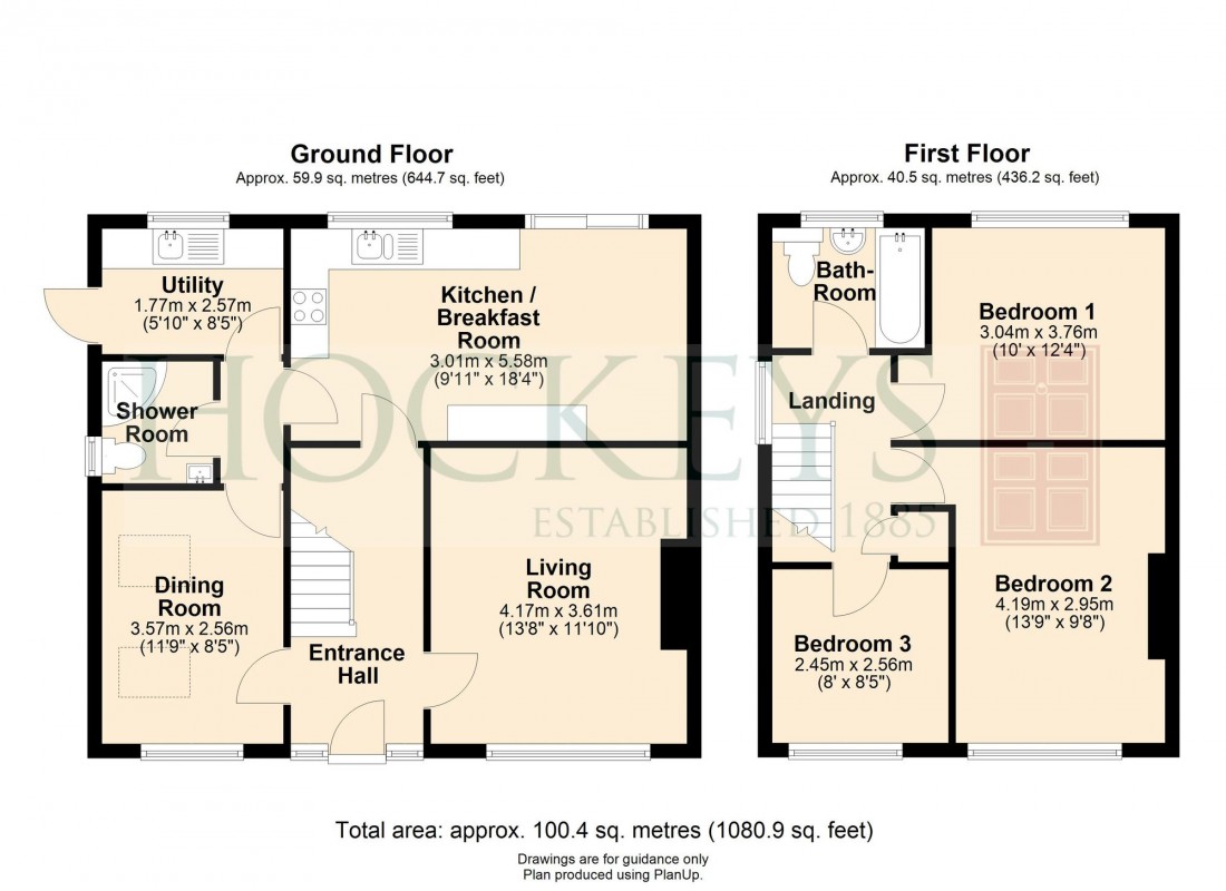 Floorplan for St. Thomas Close, Comberton, CB23