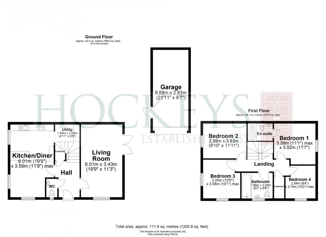 Floorplan for Kelvin Drive, Withersfield, CB9